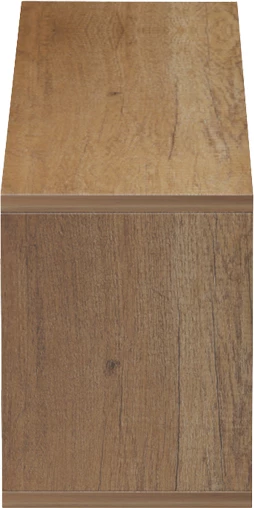 Raft muri Mikoro, ngjyrë natyrale, 90x22x25.6cm