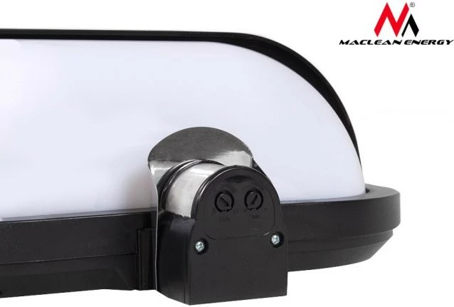 Llambë muri Maclean MCE33 me sensor lëvizjeje, 60W, E27, e zezë