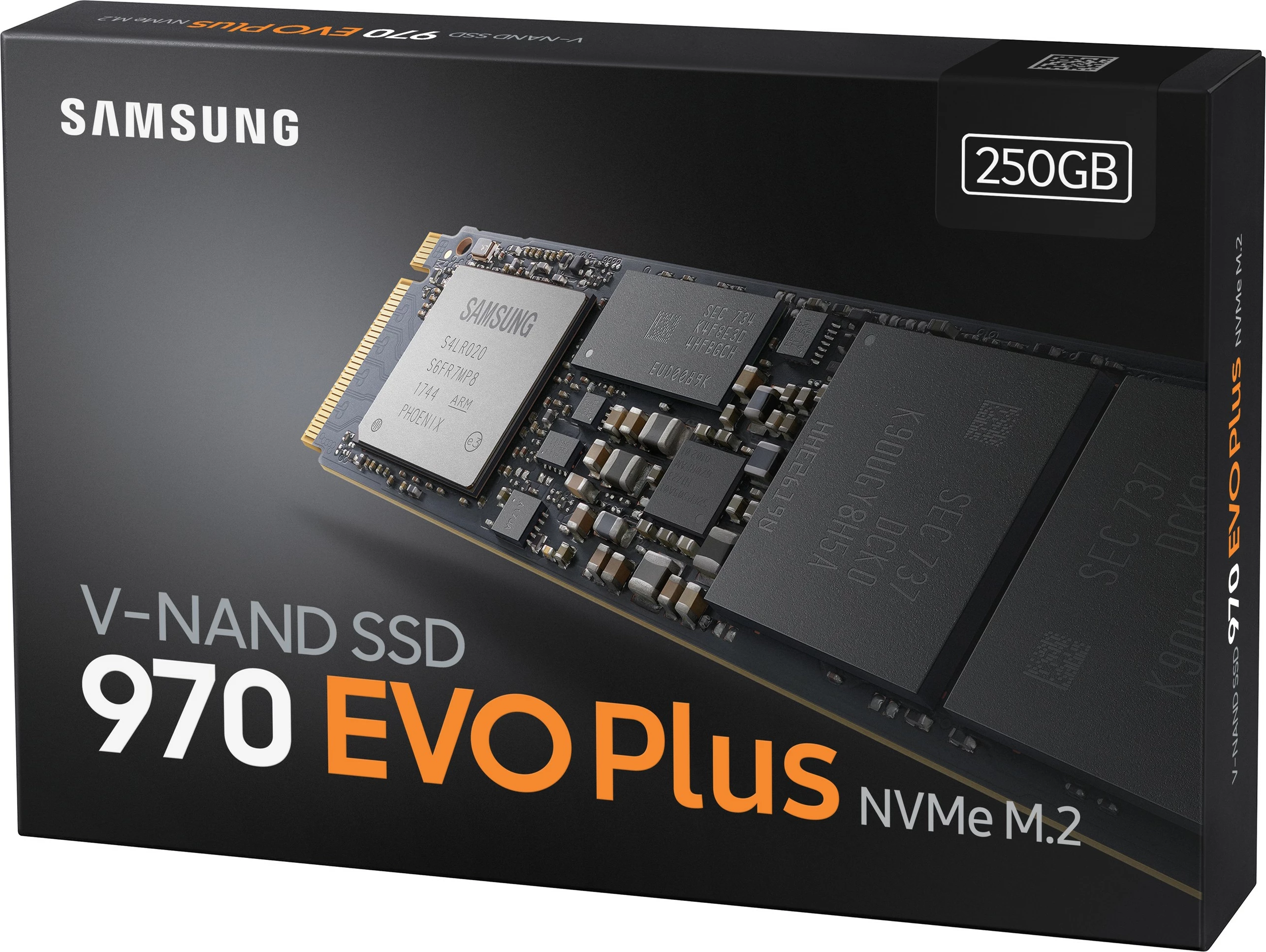 SSD Samsung 970 EVO Plus, 250 GB, M.2, 3500 MB/s