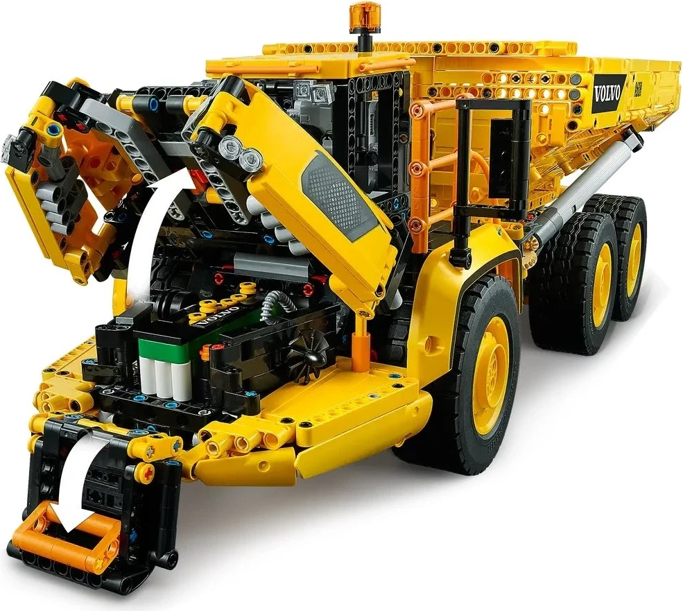 Set LEGO Technic Volvo 6x6 Articulated Hauler 42114, Verdhë