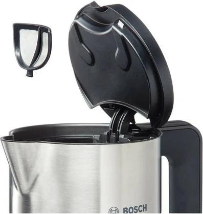 Çajnik Bosch TWK8611P, 1.5 L, 2400 W, Anthracite