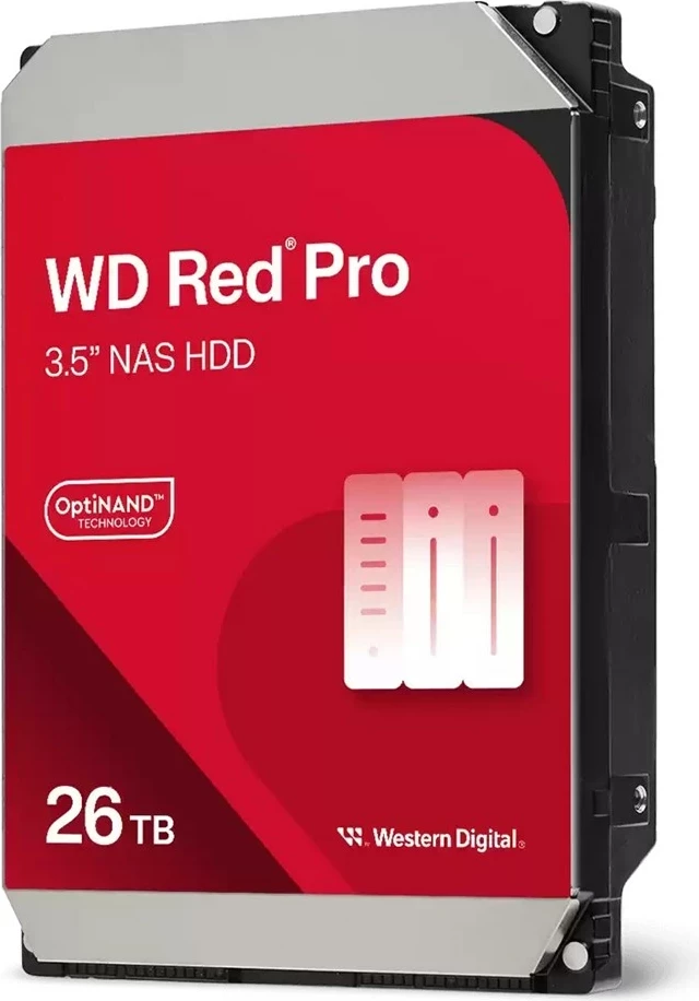 Kasë WD Red Pro WD260KFGX, 3.5", 26 TB, për NAS, Serial ATA III, E kuqe