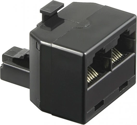 Shpërndarës Intellinet RJ45, i zi