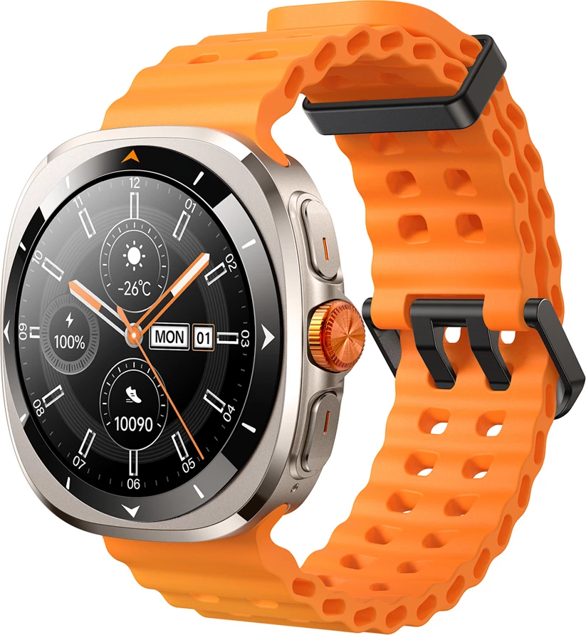 Smartwatch, Joyroom JR-FV2, 1.43" AMOLED 466×466 1000 nits, Bluetooth 5.4, IP68, bateri 300 mAh, me pranim thirrjesh, portokalli