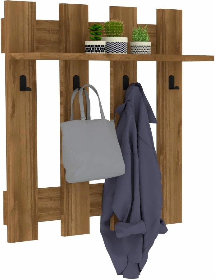 Varëse muri Carina, ngjyrë arre, Hanah Home