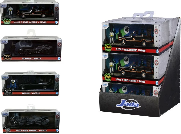 Veture lodër Batman JADA TOYS 1:32 me figurë, Mix
