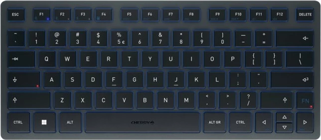 Tastierë Cherry KW 7100 MINI BT, Slate Blue, wireless, Bluetooth