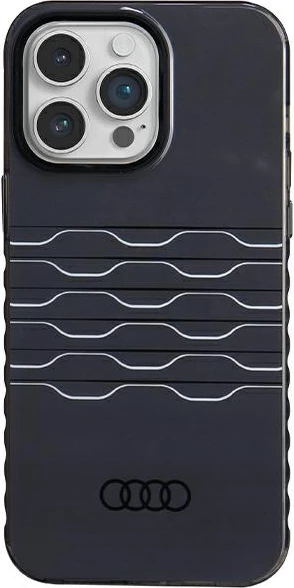 Mbështjellës Audi IML MagSafe për iPhone 14 Pro Max, i zi