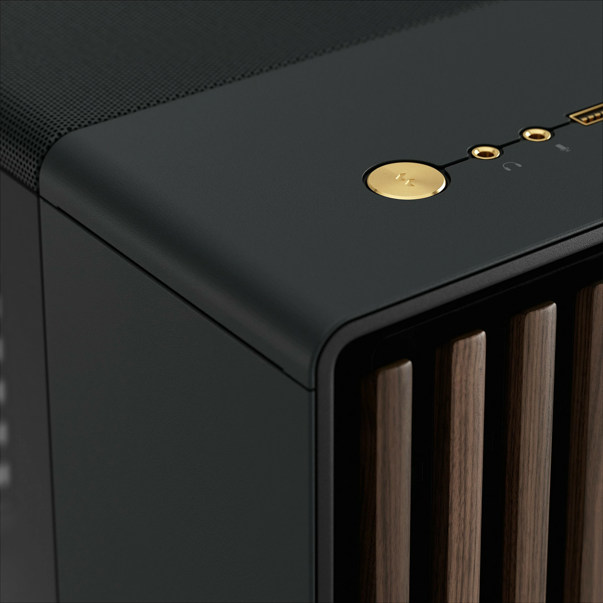 Kasë Fractal Design FD-C-NOR1X-02, Midi Tower, ATX, EATX, micro ATX, Micro-ITX, e zezë, qymyr