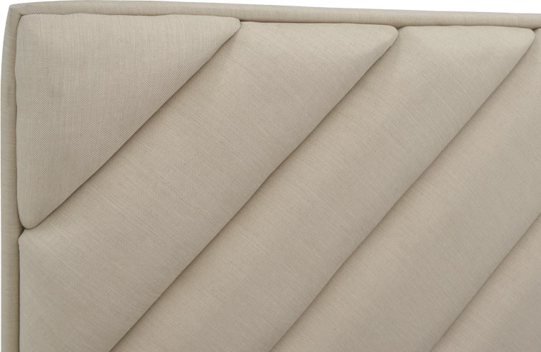 Krevat dopio me hapësirë ruajtjeje, ngjyrë krem, 160x200cm