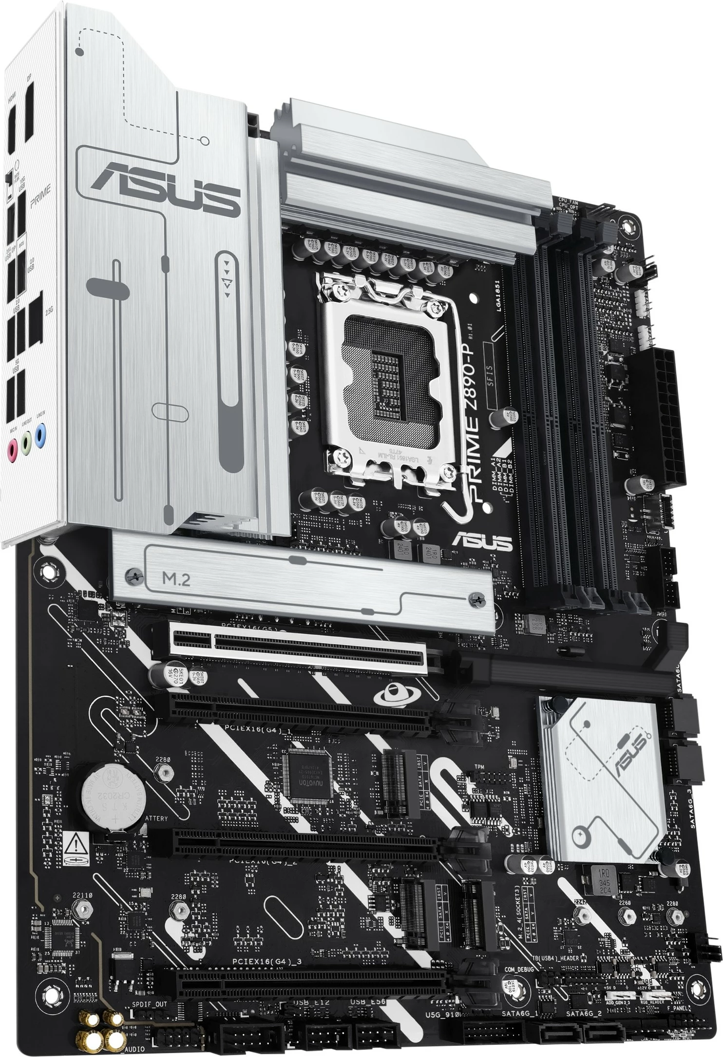 Pllakë amë ASUS PRIME Z890-P, Intel, LGA 1851, DDR5, 192 GB
