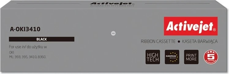 Shirit zëvendësues Activejet A-OKI3410 për printer Oki, i zi