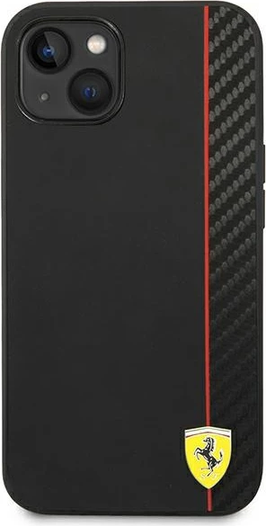 Mbështjellës Ferrari FEHCP14MAXBK për iPhone 14 Plus 6.7", hardcase, karbon, zi