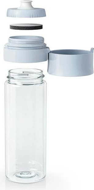 Shishe uji me filtër BRITA Vital 0.6L, pastel blu, 2 copë