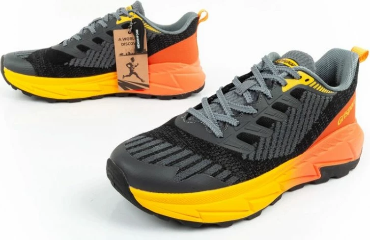 Atlete për meshkuj Grisport, të zeza dhe portokalli