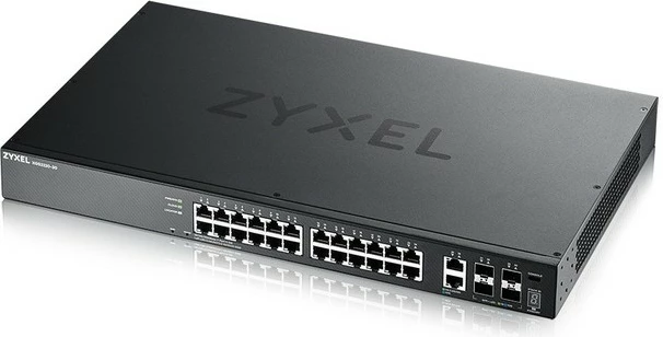 Switch Zyxel XGS2220-30, i menaxhuar, L3, Gigabit Ethernet, montim në rack