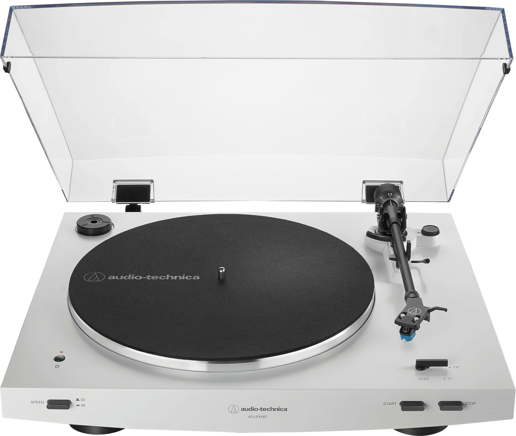 Gramafon audio-technica AT-LP3XBT, Bluetooth, automatik, i bardhë