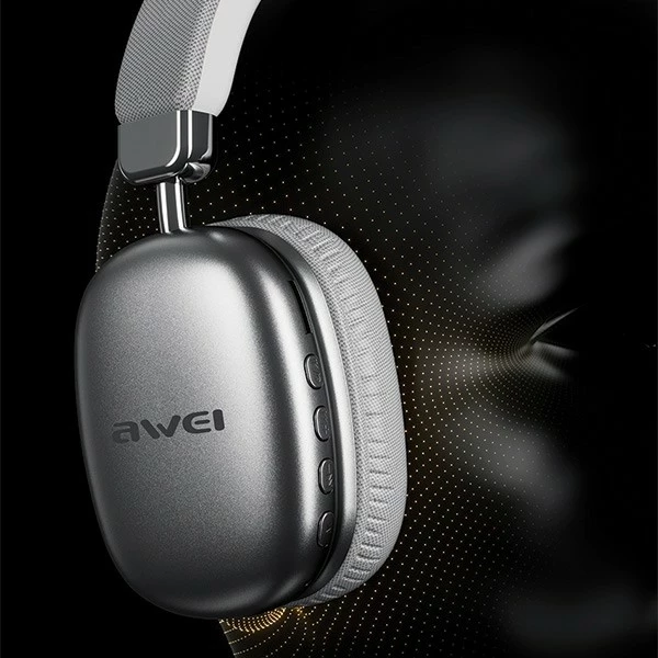 Kufje Bluetooth AWEI AT7 over-ear, e zezë