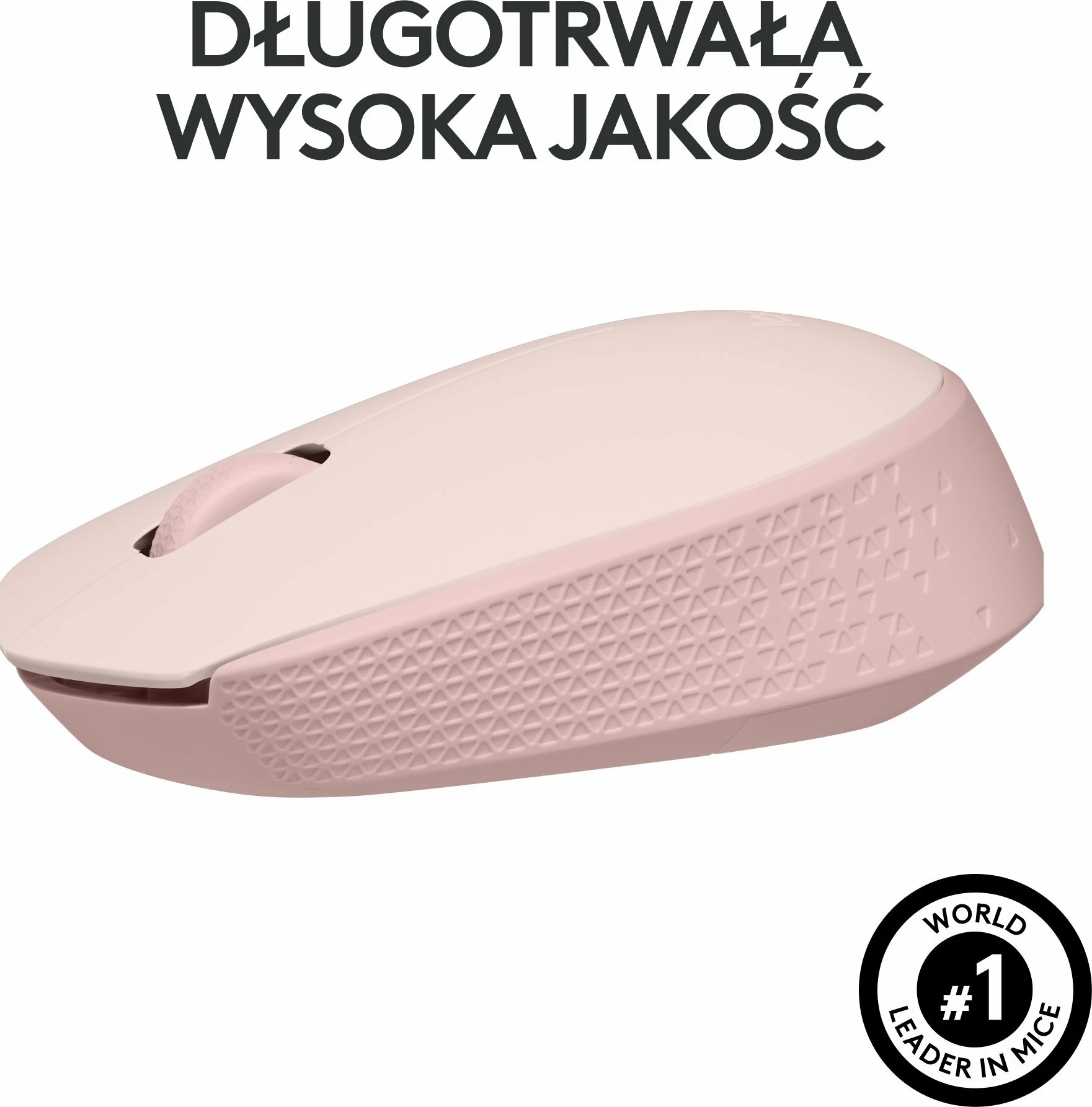 Maus Logitech M171 (910-006865) pa kabllo 2.4GHz 1000 DPI me marrës USB, rozë