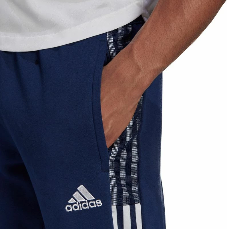 Pantallona sportive adidas për meshkuj, blu marin