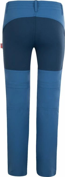 Pantallona zip-off për fëmijë Trollkids Nordfjord Slim Fit, blu e errët