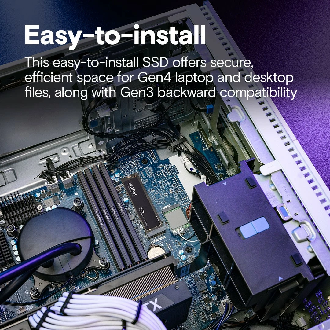 SSD Crucial P310 500GB, M.2 NVMe PCIe 4.0, 2280