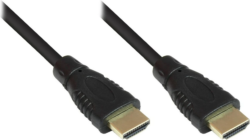 Kabllo HDMI GoodConnections Alcasa 2m, 2xHDMI, 4096 x 2160 pixels, 3D, e zezë