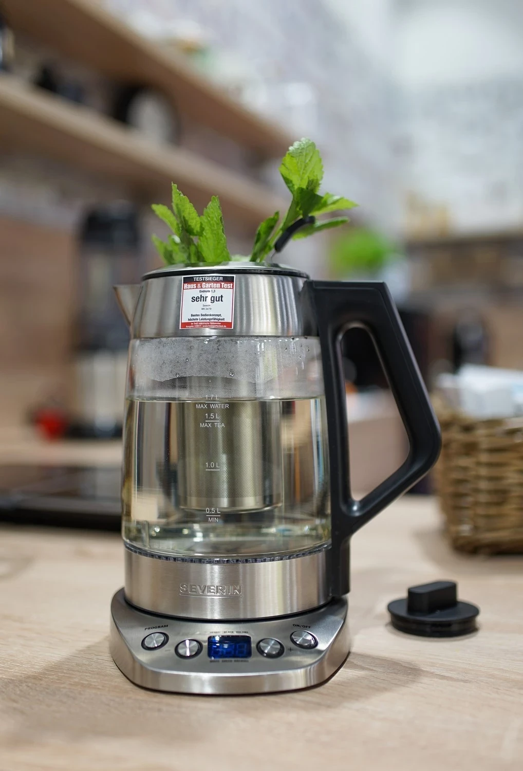 Ketër elektrik Severin, modeli WK 3479, ngjyrë argjendi