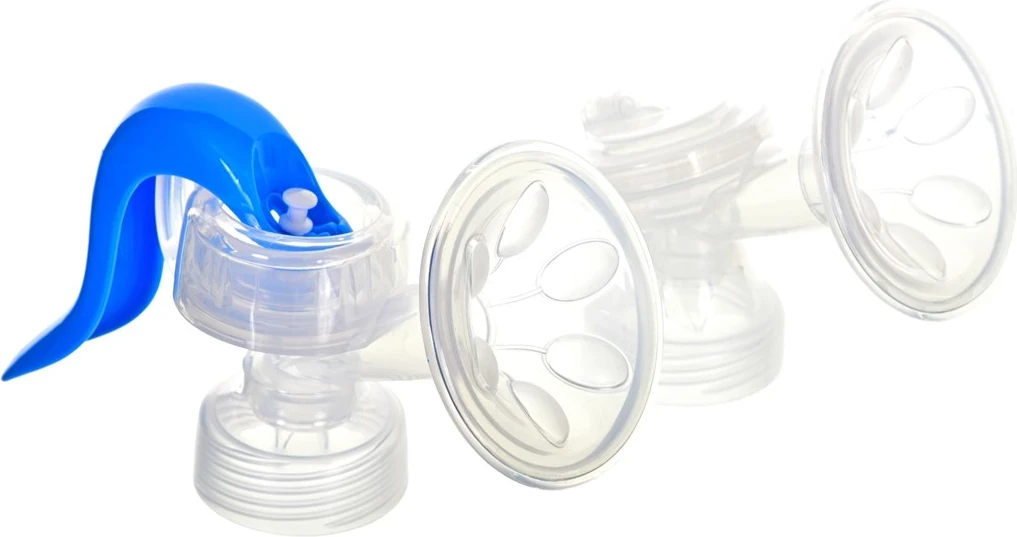 Pompë gjiri Esperanza ECM003B, 2 në 1, 150 ml, e kaltër/e bardhë