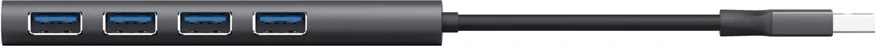 Hub USB Trust Halyx, 3.2 Gen 1, 5 Mbit/s, Gri