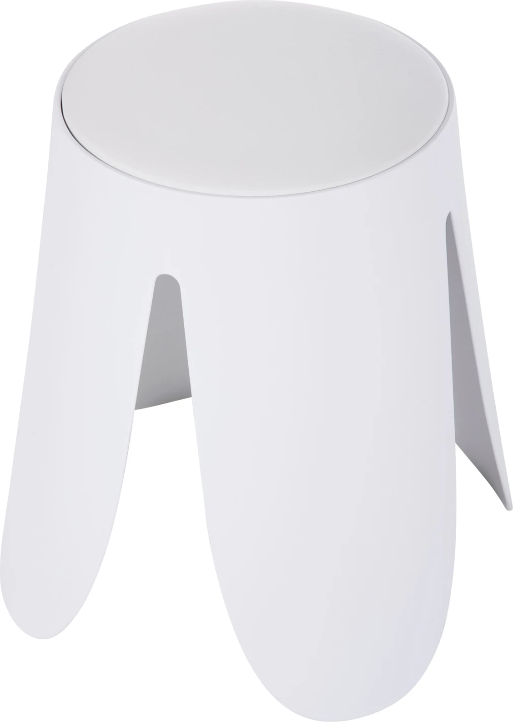 Karrige DENTY FH9619.01 polipropileni, ulëse PU, e bardhë, Φ30x45H cm