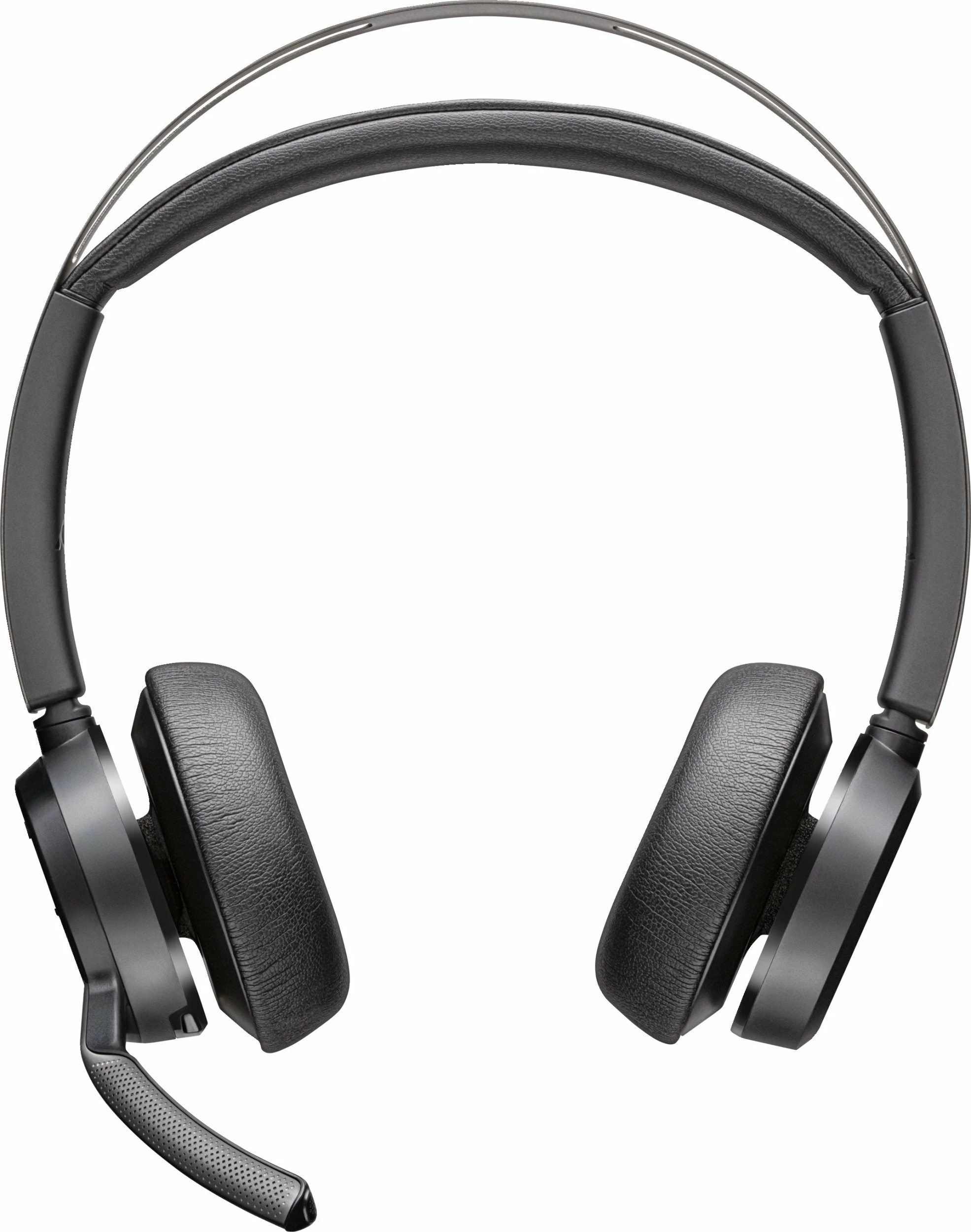 Kufje Poly Voyager Focus 2 9T9J5AA, Bluetooth 5.1, ANC, me stacion karikimi, të zeza