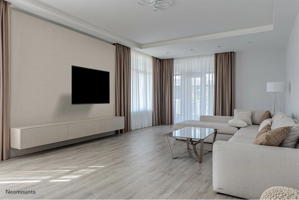 Mbajtës muri Neomounts WL40-550BL12, 32"-55", 100x100-200x200, i zi