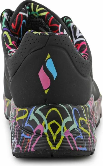 Atlete për femra Skechers, të zeza me ngjyra