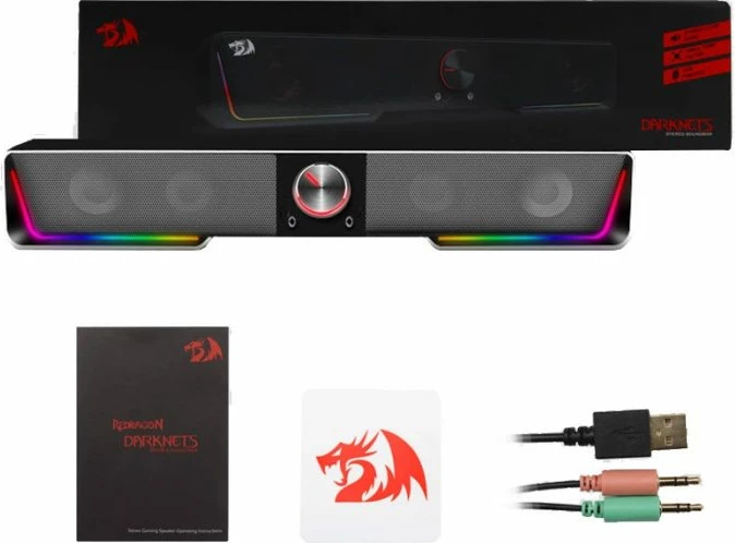 Altoparlant Redragon Darknets GS570 Bluetooth soundbar me RGB