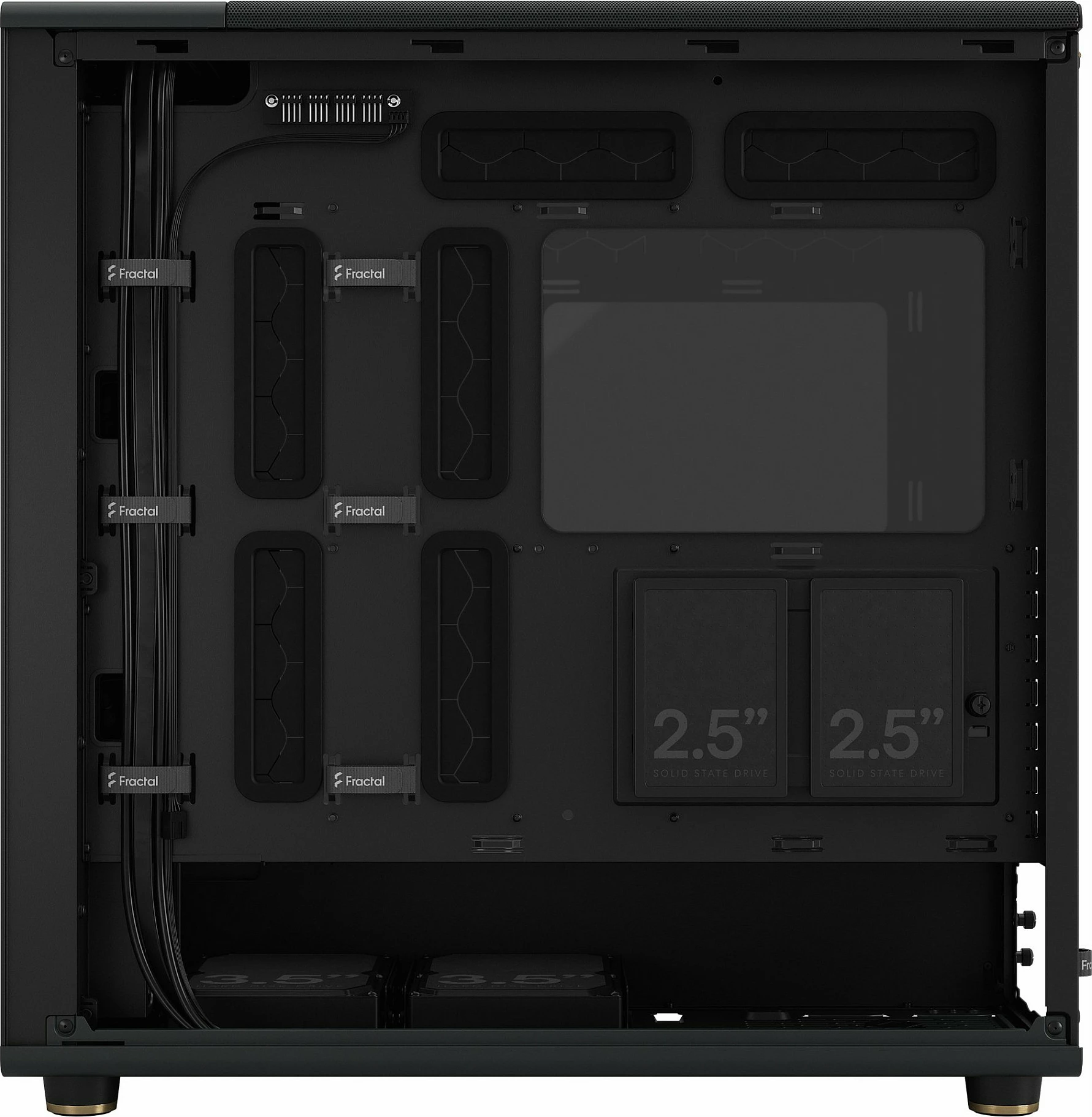 Kasë Fractal Design FD-C-NOR1X-02, Midi Tower, ATX, EATX, micro ATX, Micro-ITX, e zezë, qymyr