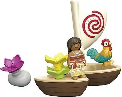 Set lodrash Playmobil Junior Disney Vaiana 71459, katamaran, 8 pjesë