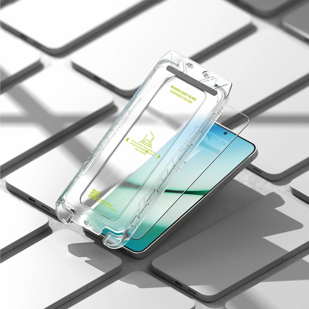 Xham i temperuar Ringke Easy Slide për Samsung Galaxy S25, 2 copë