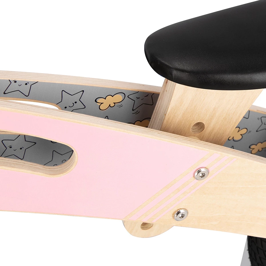 Bicikletë pa pedale për fëmijë Spokey, gri-rozë