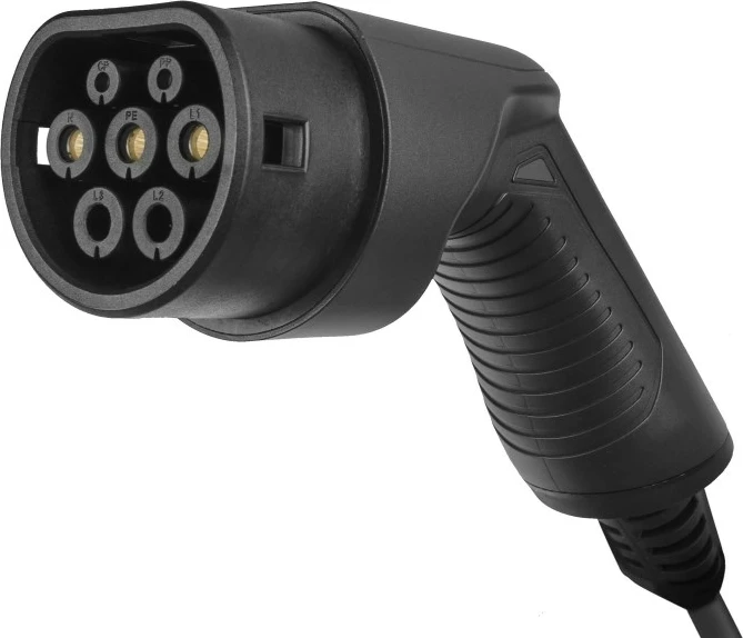 Karikues Green Cell EV për veturë elektrike + kabllo, 22kW, 6m, e zezë