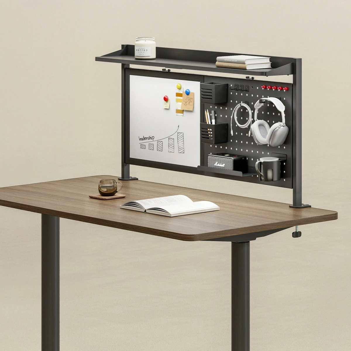 Ndarës tavoline Ergo Office ER-301B me aksesorë, i zi