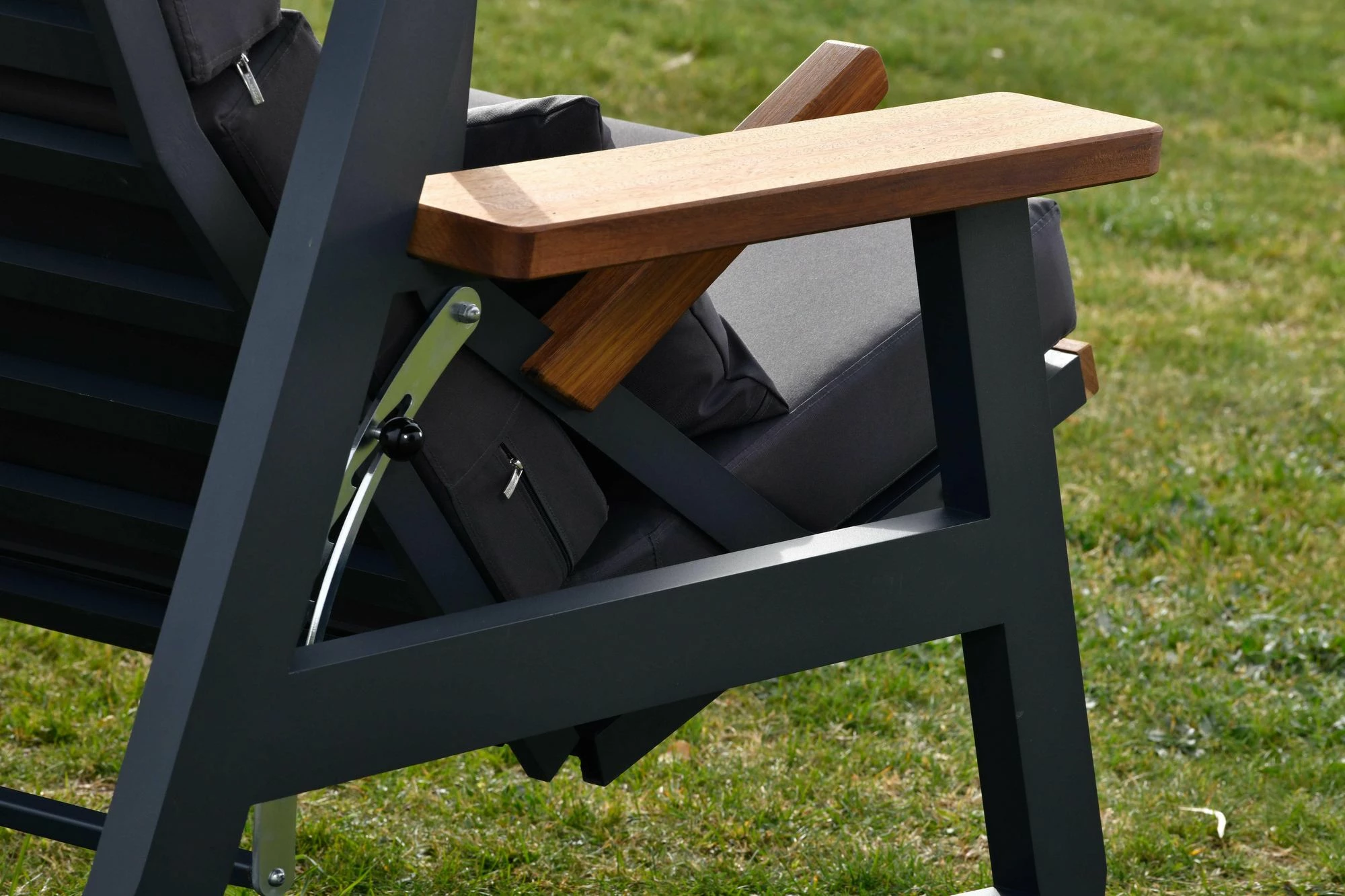 Karrige lëkundëse treshe për kopsht, ngjyrë antracit, Skye Decor Nova 2400