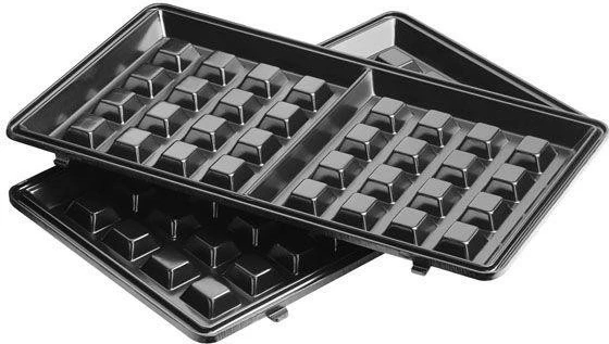 Tostier Amica SMK4011, 750W, 3 pllaka të ndërrueshme, i zi