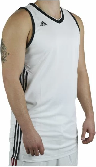 Maicë për meshkuj adidas, e bardhë