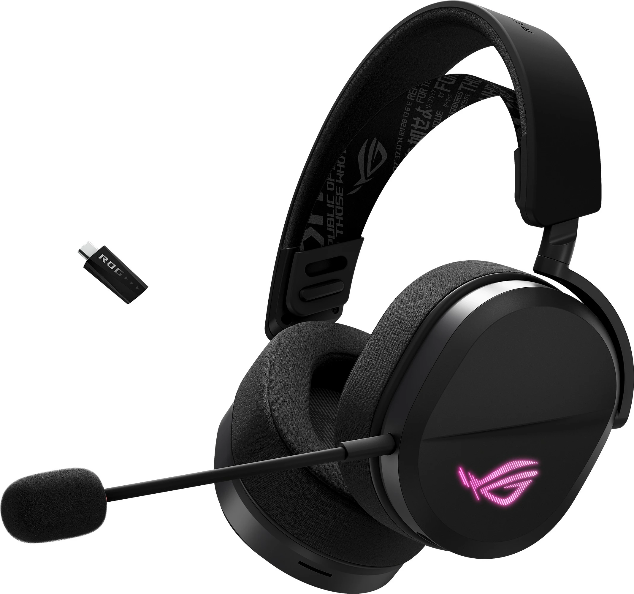 Kufje gaming ASUS ROG Pelta, me ose pa kabllo, 20-20000 Hz, 309g, e zezë
