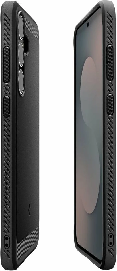 Mbështjellës Spigen Rugged Armor për Samsung Galaxy S25 FE, TPU, karikim pa tela, Matte Black, 1 copë