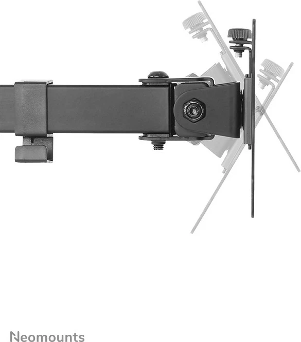 Mbajtës monitori Neomounts FPMA-D550DD3BLACK, për 3 ekrane, 13-27", rregullim lartësie, i zi