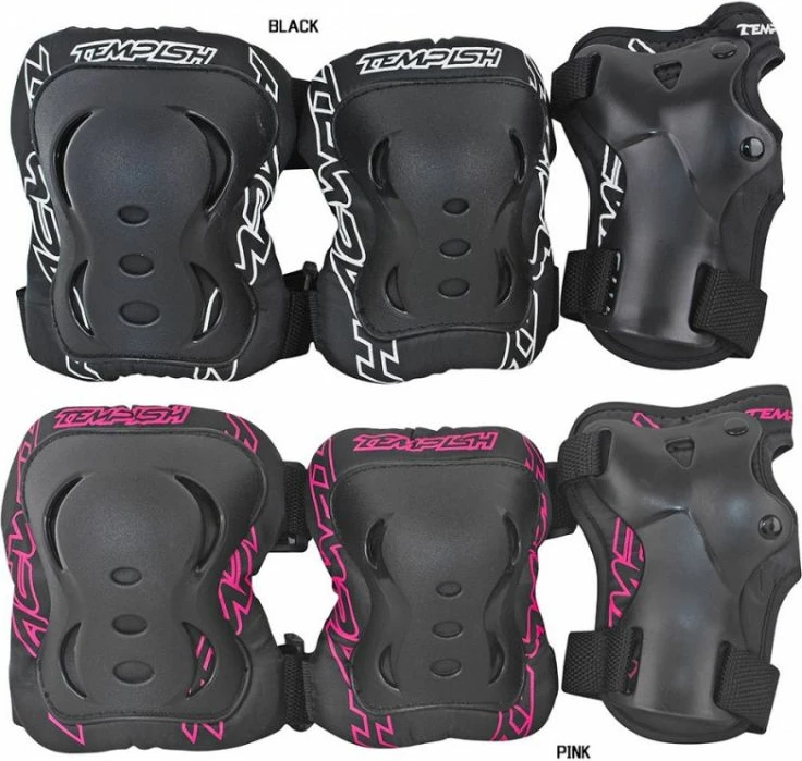 Set mbrojtës për sporte dimërore Tempish, unisex, të zeza