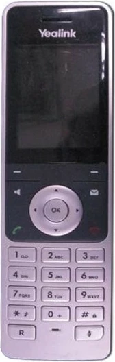 Telefon DECT Yealink SIP-W56H, LCD 6.1 cm, i zi, i argjendtë