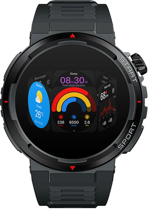 Smartwatch Zeblaze Ares 3 Plus, 1.43" AMOLED, i zi